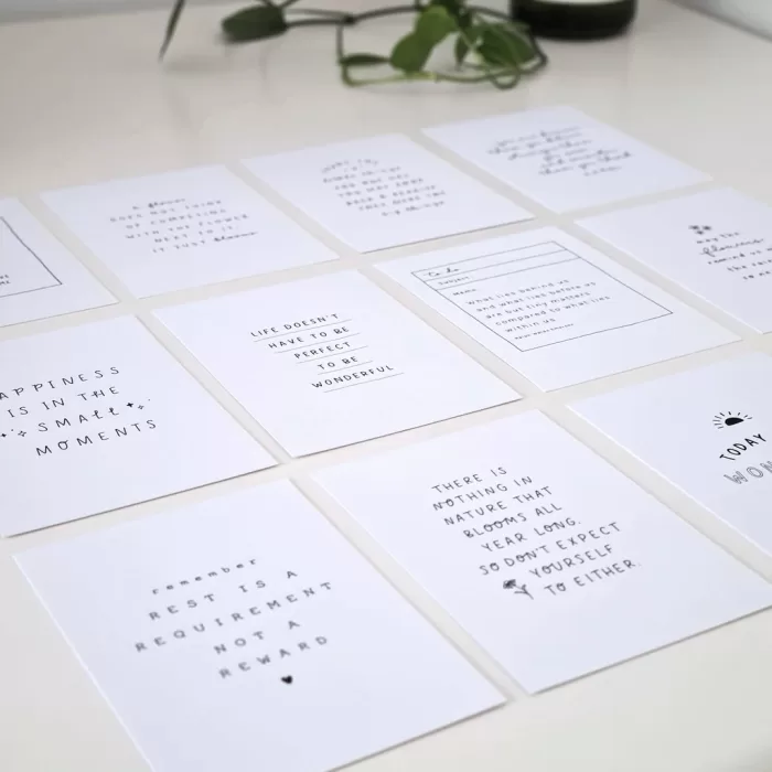 INSPIRATIONAL QUOTE CARD SET